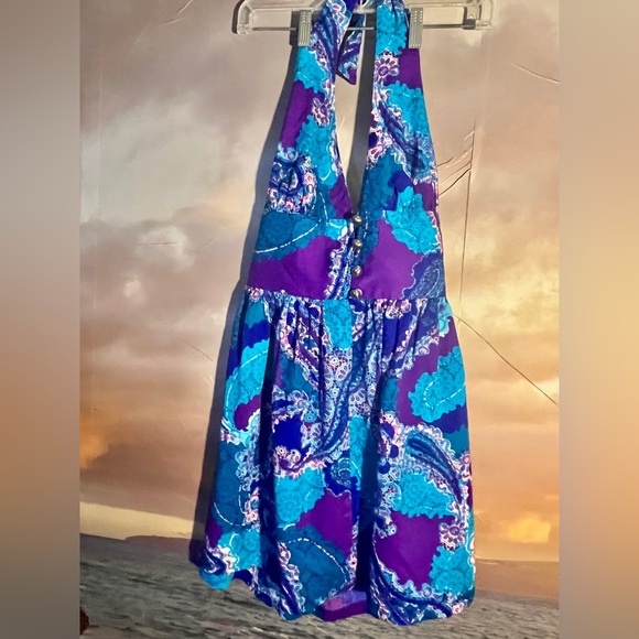 Vintage 60s Hawaiian Halter Minidress - Picture 8 of 8